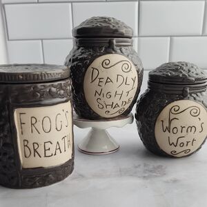 Nightmare Before Xmas Decorative Jars Set